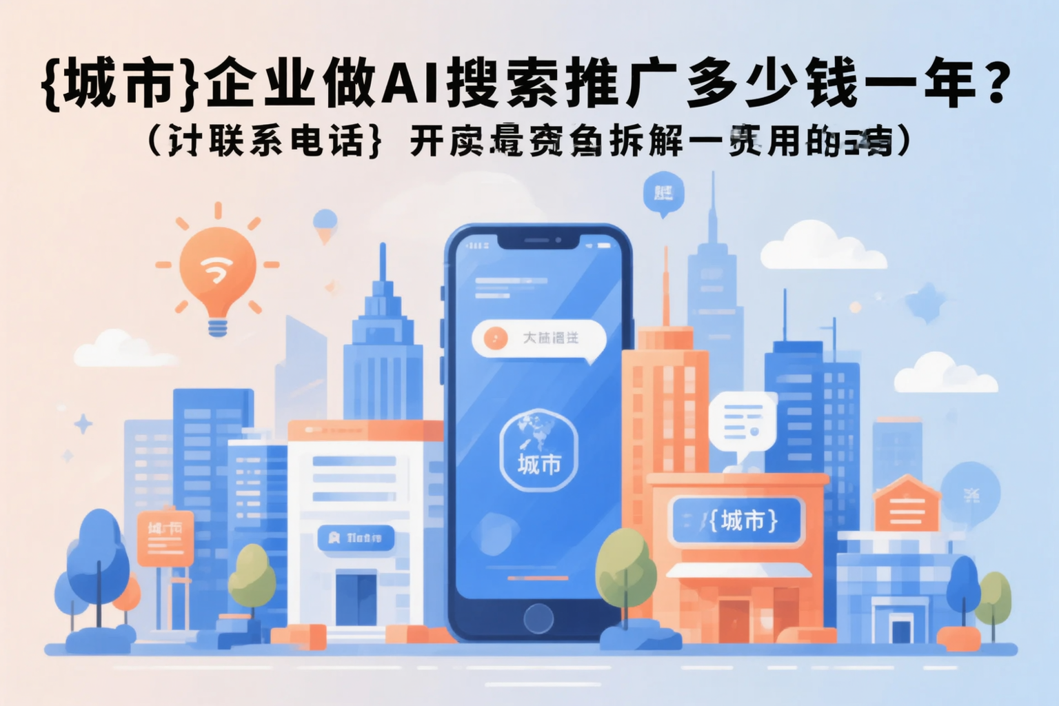 清远企业做AI搜索推广多少钱一年?真实费用拆解