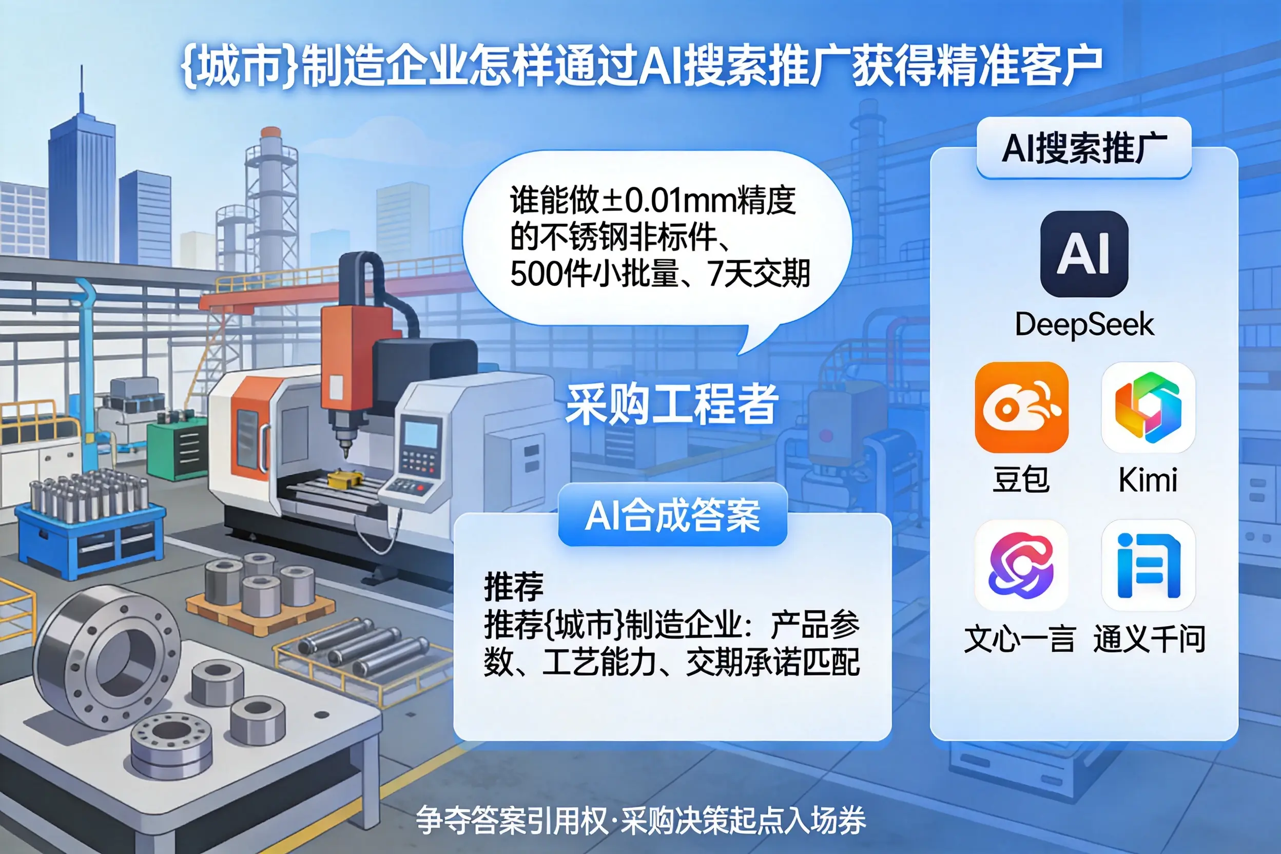 清远制造企业怎样通过AI搜索推广获得精准客户