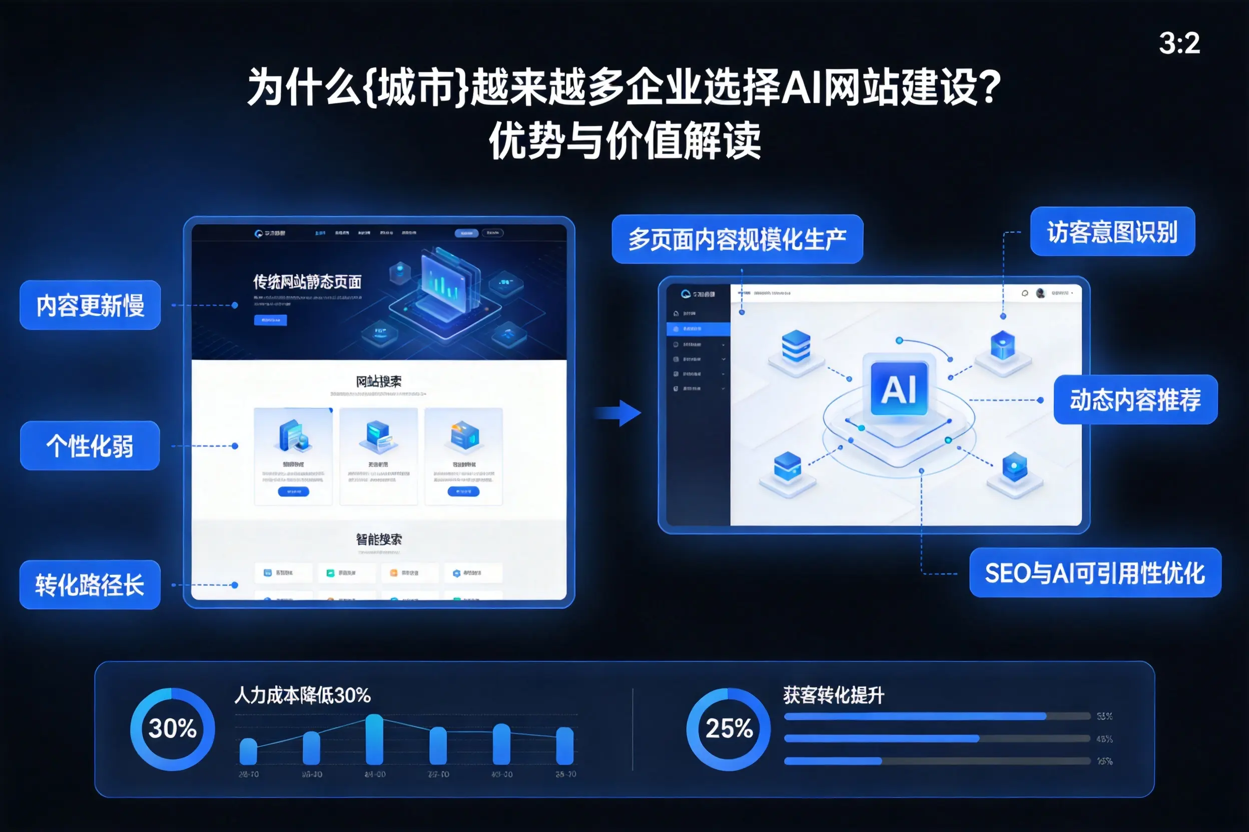 为什么清远越来越多企业选择AI网站建设?优势与价值解读
