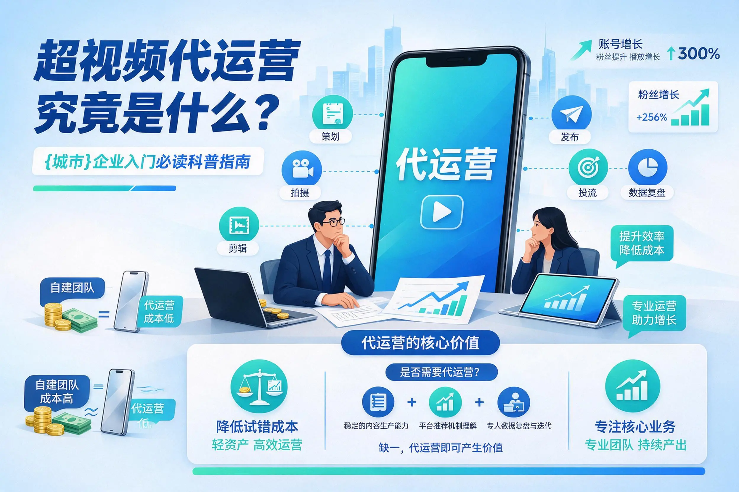 短视频代运营究竟是什么？清远企业入门必读科普指南