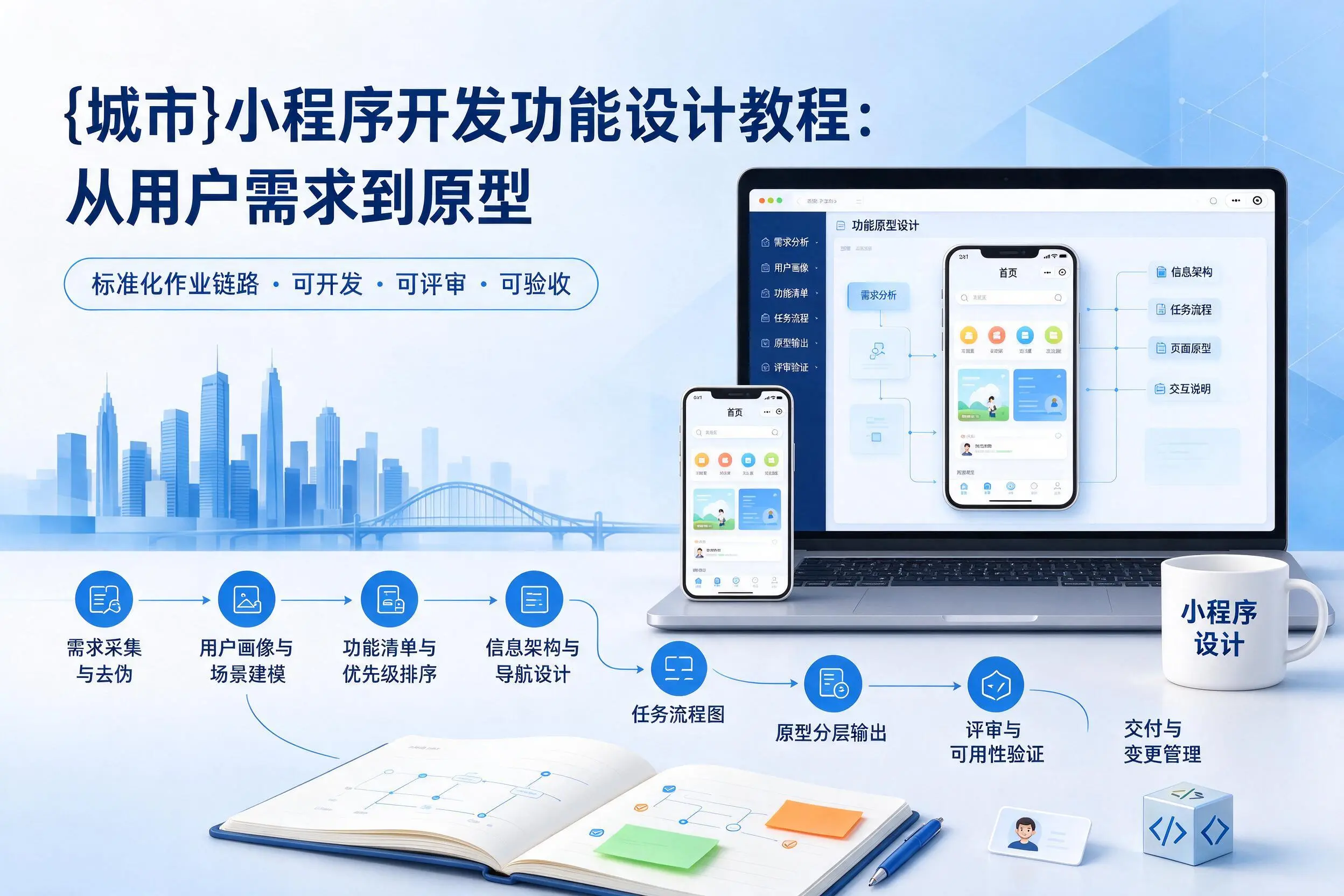 清远小程序开发功能设计教程:从用户需求到原型