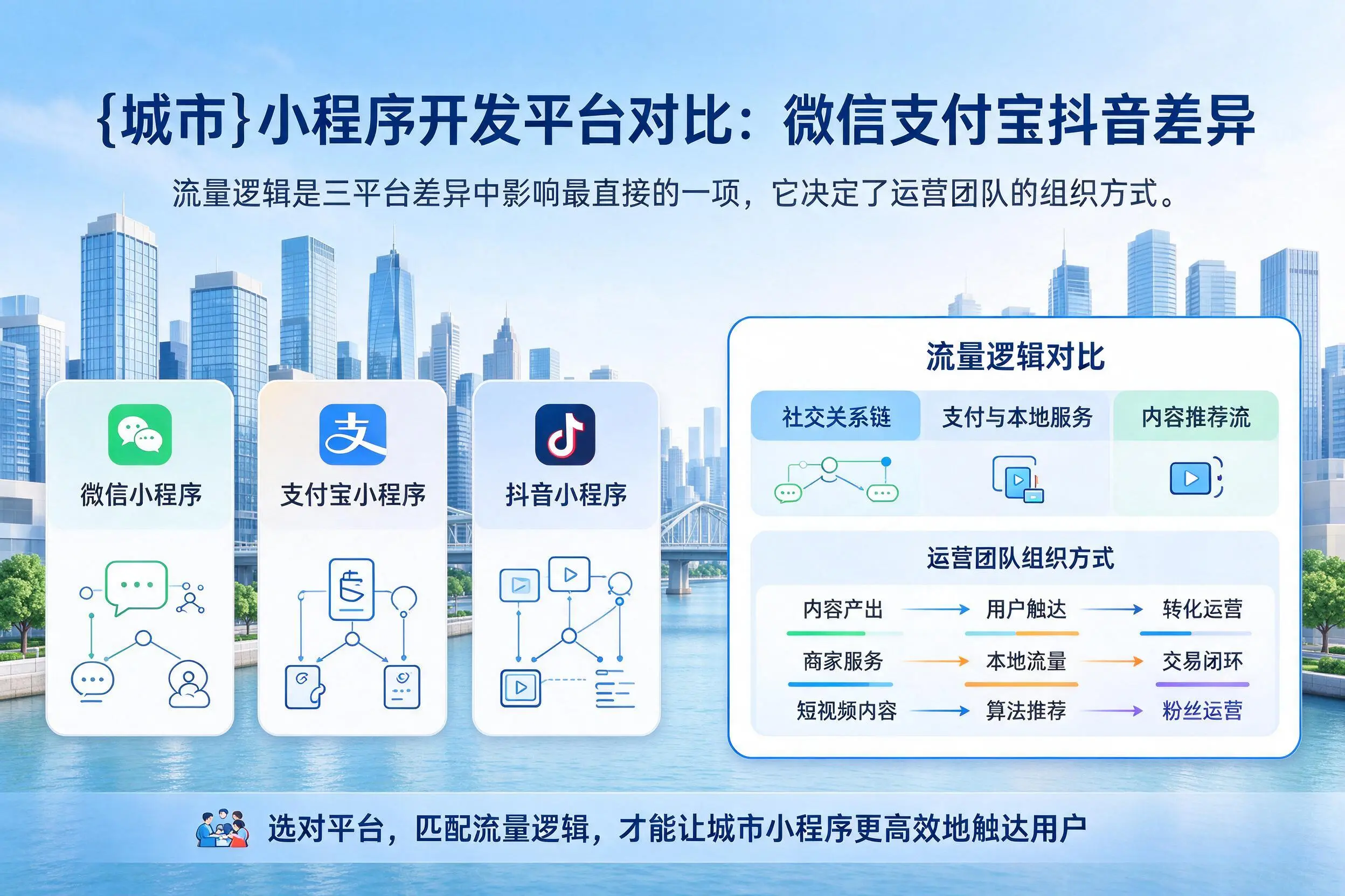 清远小程序开发平台对比：微信支付宝抖音差异