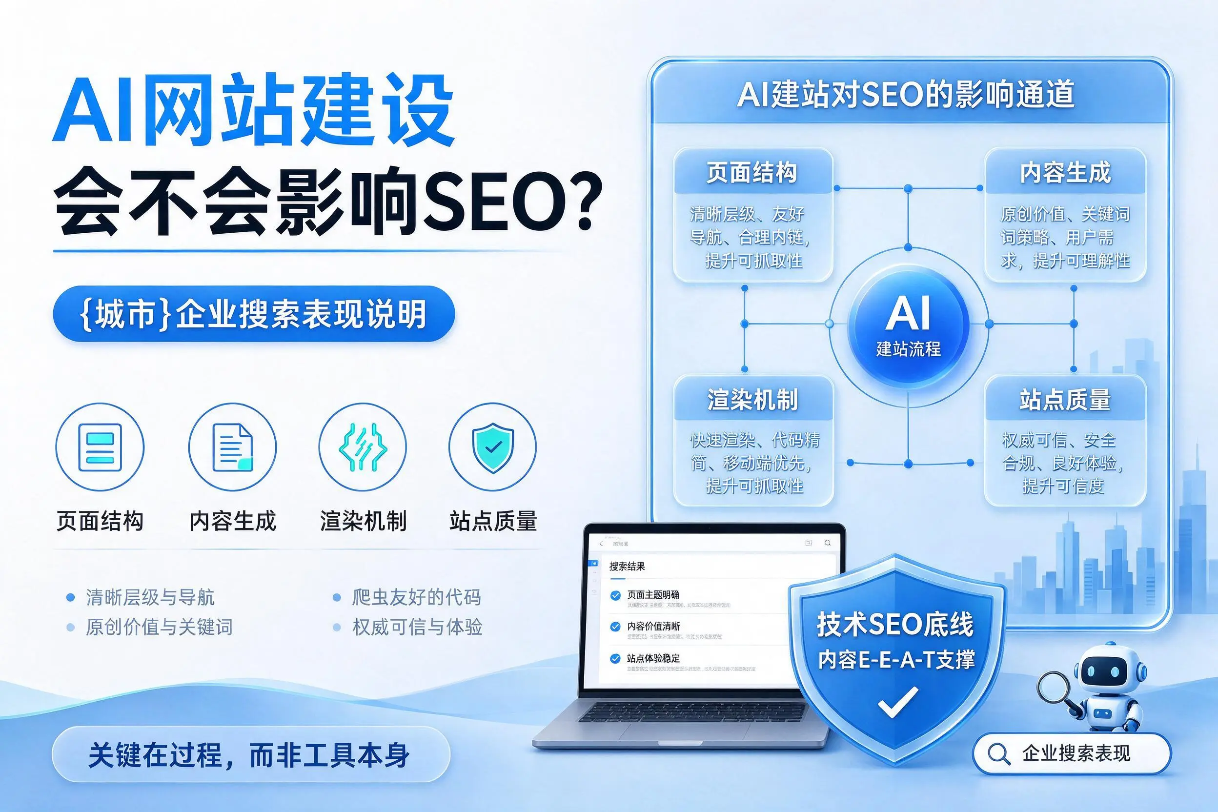 AI网站建设会不会影响SEO?清远企业搜索表现说明