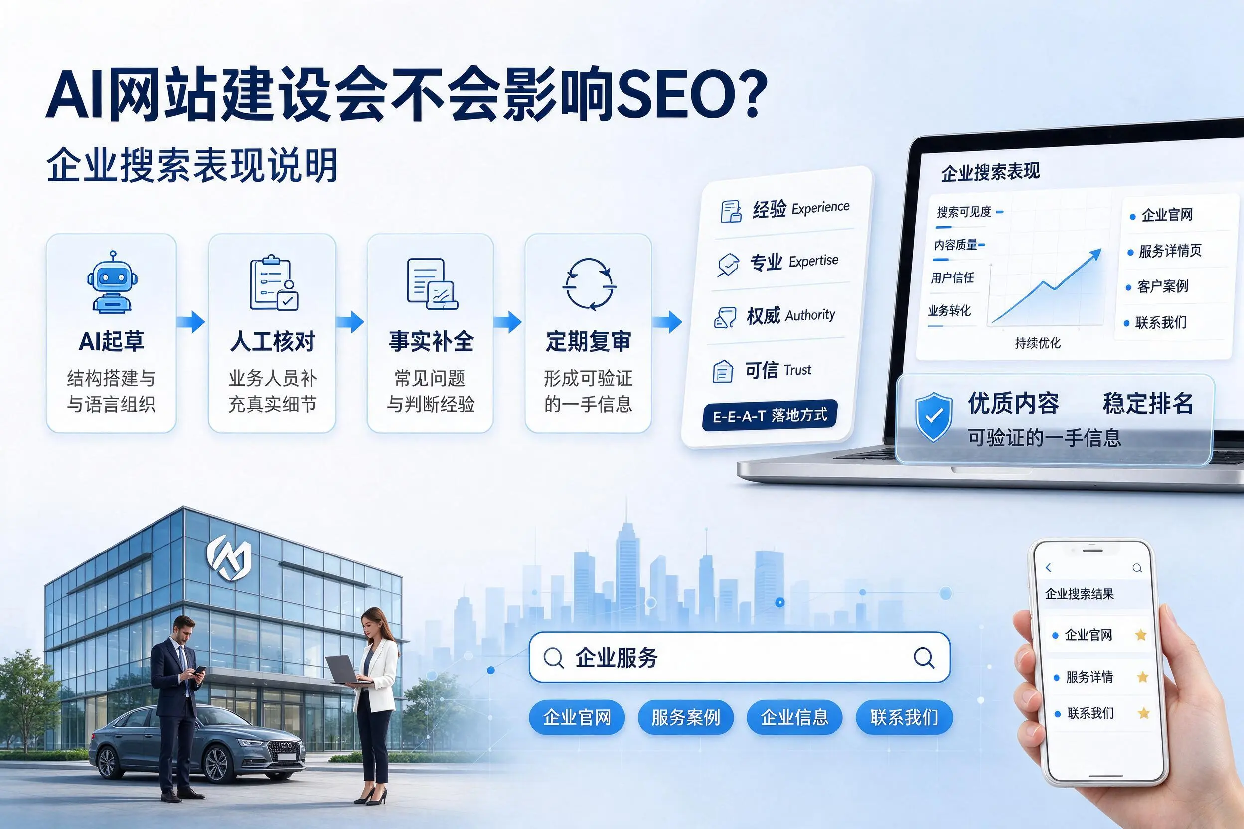 AI网站建设会不会影响SEO?清远企业搜索表现说明