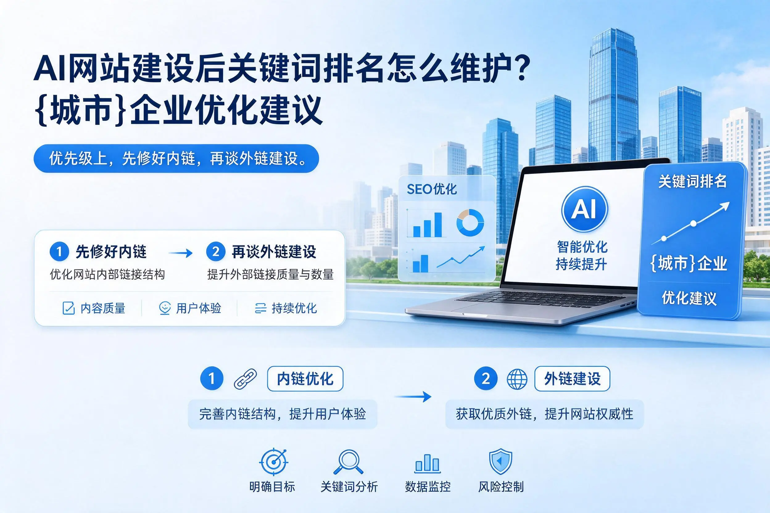 AI网站建设后关键词排名怎么维护？清远企业优化建议