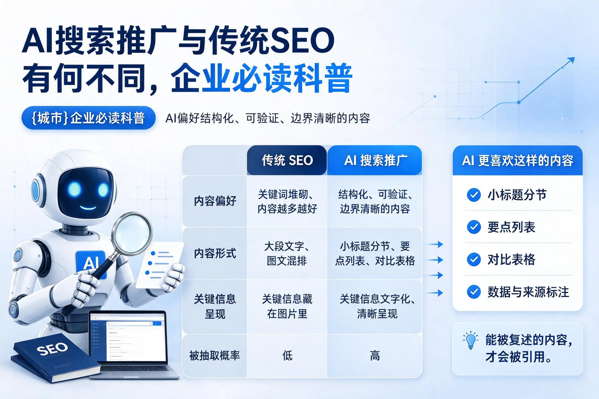 AI搜索推广与传统SEO有何不同，清远企业必读科普